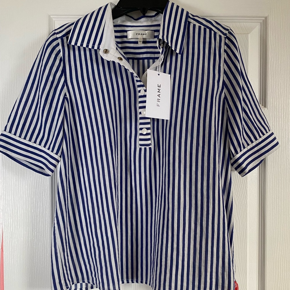 FRAME The SNAP POLO shirt - Picture 3 of 14